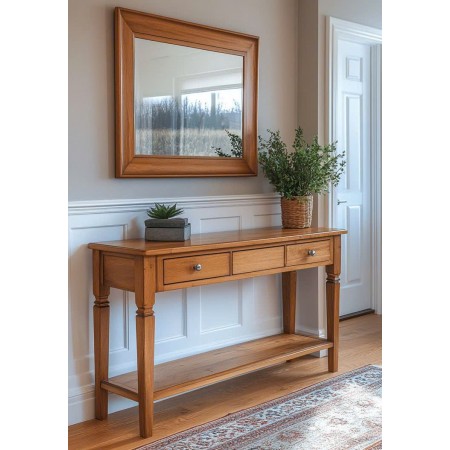 Solid Oak : Khung Gương Gỗ Sồi 90 x 90cm